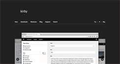 Desktop Screenshot of getkirby.com